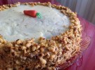 torta di carote al cioccolato bianco
