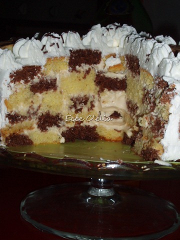 Torta scacchiera con crema al San Marzano&nbsp;Borsci