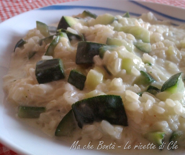 Risotto alle zucchine mantecato al&nbsp;Philadelphia