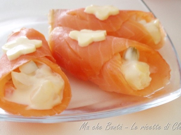 Conetti di salmone&nbsp;capricciosi