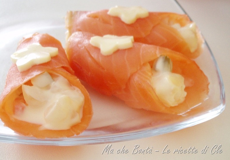 Conetti di salmone&nbsp;capricciosi