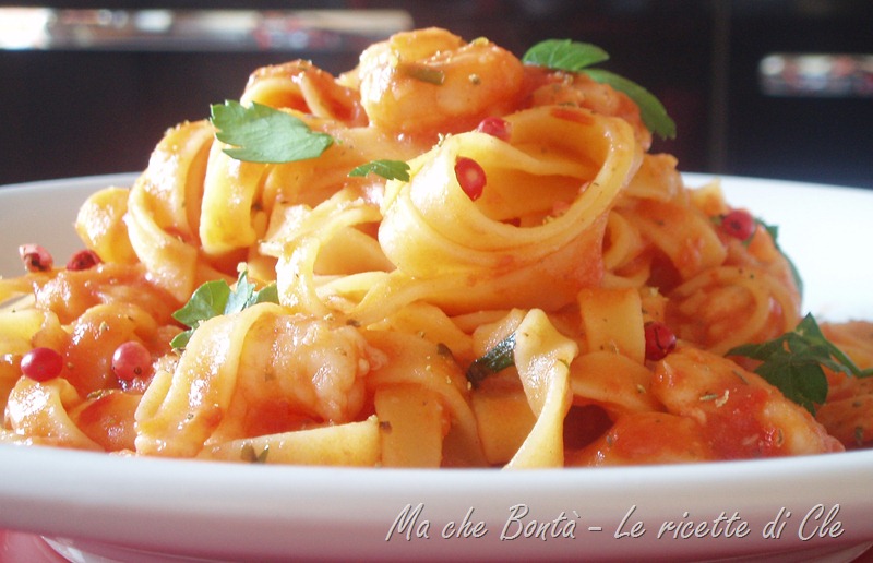 Pasta con i&nbsp;gamberetti