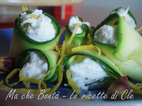rotolini zucchine ricotta