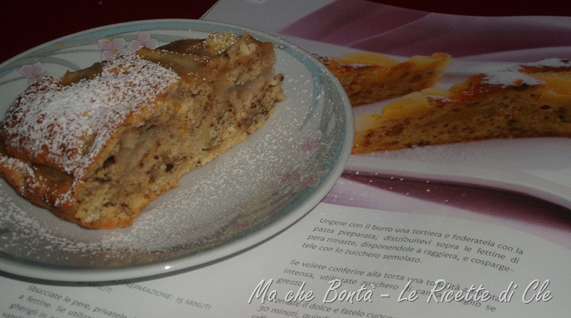 Torta di noci con le&nbsp;pere