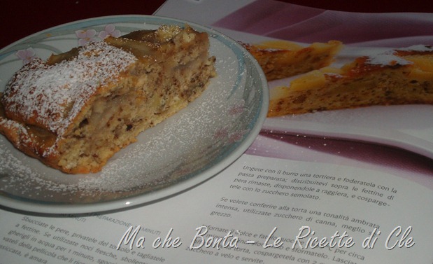 torta noci pere