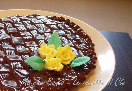 Crostata cioccolato e arancia