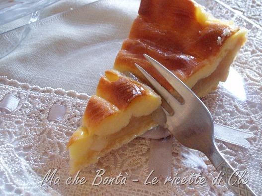 Crostata composta pere fetta