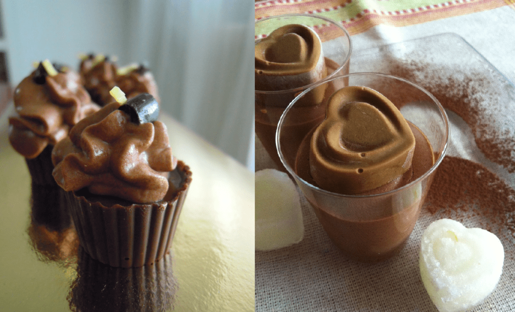 Bicchierini liquirizia, limone e cioccolato (Lemon and liquorice filled in&nbsp;chocolates)