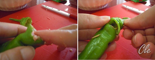 friggitelli - procedimento