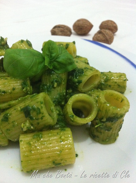 Pesto di rucola e basilico per salutare l&rsquo;estate&hellip; (Rocket and basil pesto, just to say &ldquo;Goodby&nbsp;summer!&rdquo;