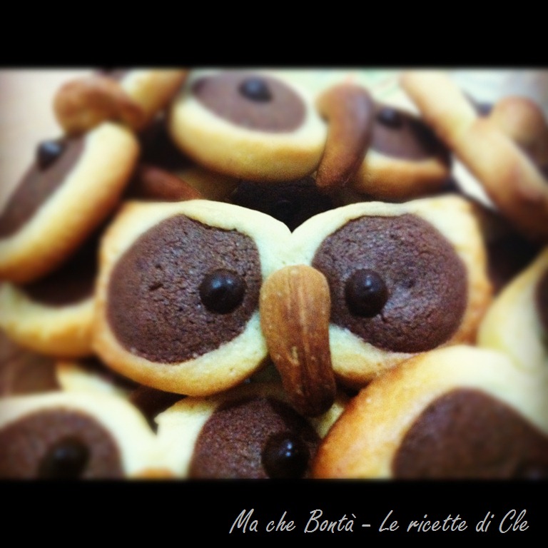 Biscotti gufo (Hoot Owl&nbsp;cookies)