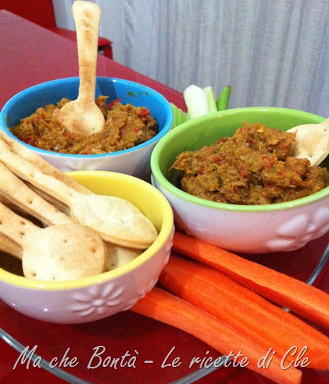 crema per bruschetta ai peperoni