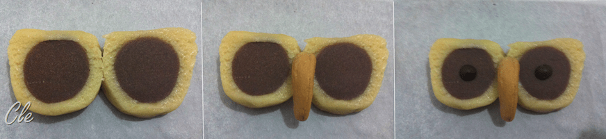 shaping Biscotti gufo - Hoot Owl Cookies
