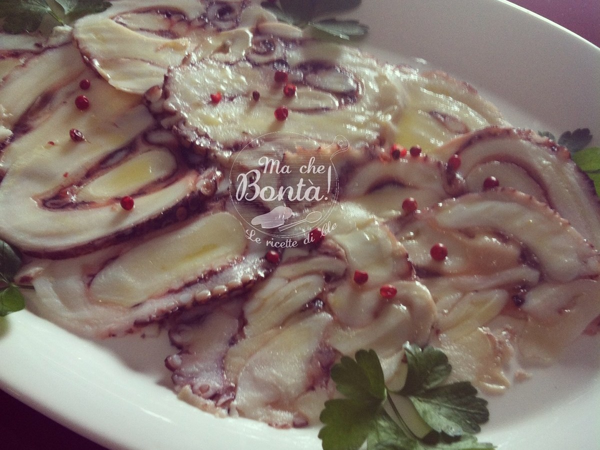 Carpaccio di polpo (Octopus&nbsp;carpaccio)