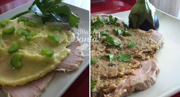 vitello alle melanzane e al sedano