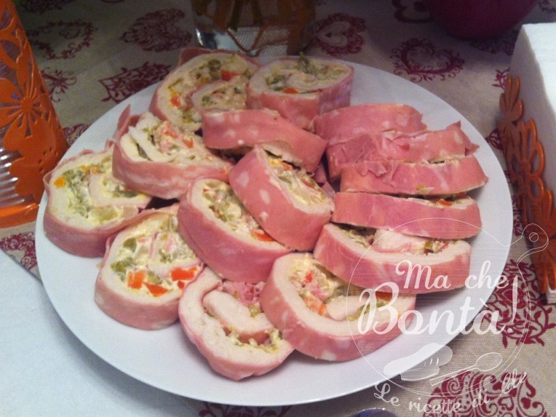 Rotolo di insalata russa super furbo&ndash;Super easy russian salad&nbsp;rolls