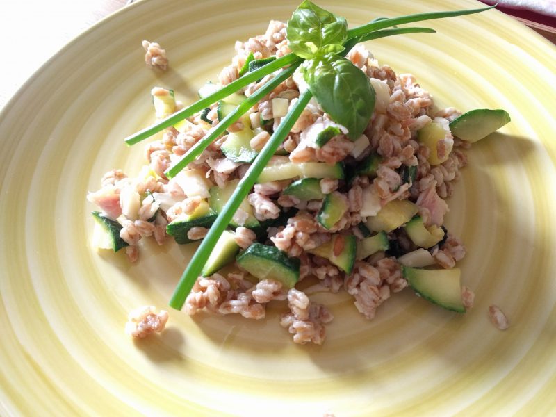 Insalata tiepida di farro (Warm spelled&nbsp;salad)