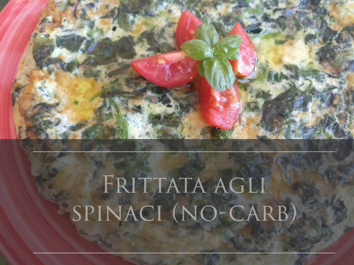 Frittata Fit di albumi e spinaci&nbsp;(vegetariana)