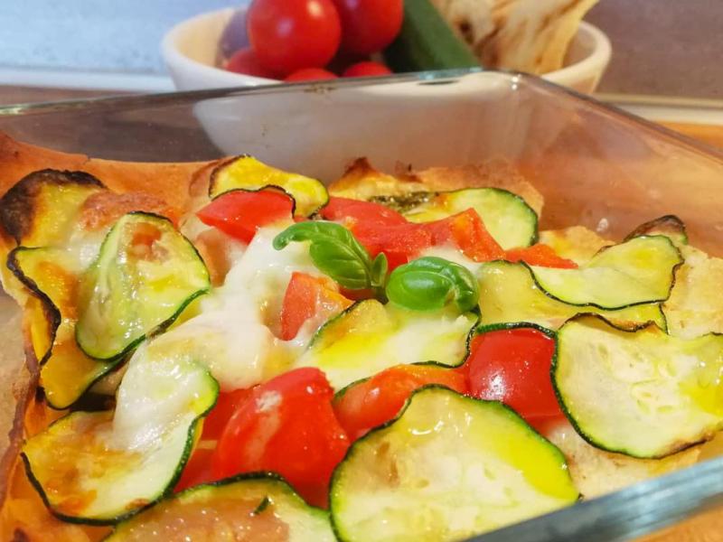 Millefoglie di pane carasau (Carasau bread&nbsp;lasagna)