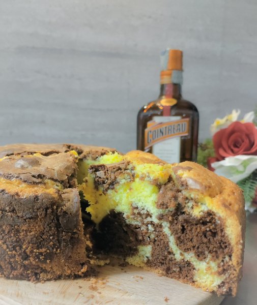 ciambella-bicolore-senza-burro