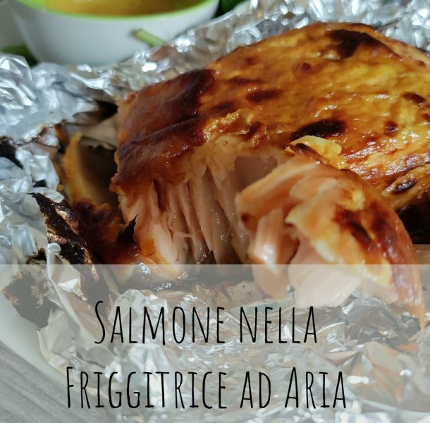 Salmone alla senape nella friggitrice ad&nbsp;aria
